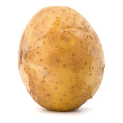 Sticker - new potato tuber isolated on white background cutout