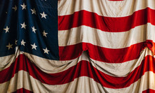 A Large Vintage American Flag