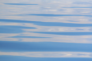 reflections on the water.