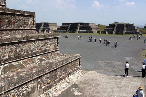 Plakat Świątynia Teotihuacan