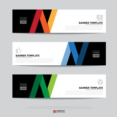 Wall Mural - banner design for business presentation