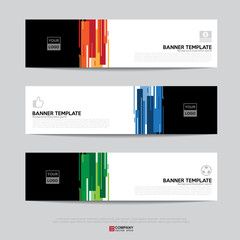 Wall Mural - banner design for business presentation
