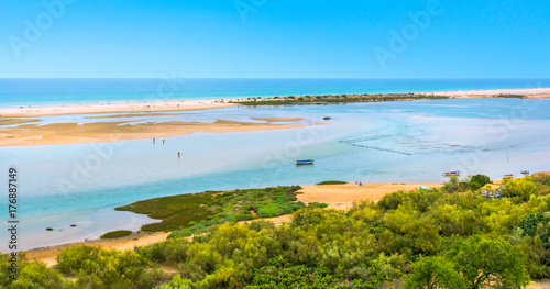 Fotomural Cacela Velha, old fishermen village near Vila Real de Santo Antonio, Algarve, Po
