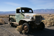 Abandoned Truck In The Desert