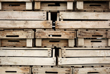 Pile Of Wooden Crates