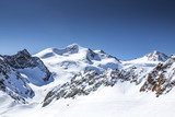 Fototapeta Góry - Gipfelpanorama Wildspitze, Pitztal, Österreich