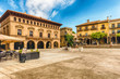 © marcorubino - Plaza Mayor, main square in Poble Espanyol, Barcelona, Catalonia, Spain