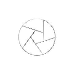 Poster - photo camera lens logo icon
