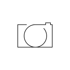Poster - Photo camera silhouette logo icon