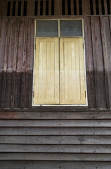 Vintage wooden home, Thailand traditional style