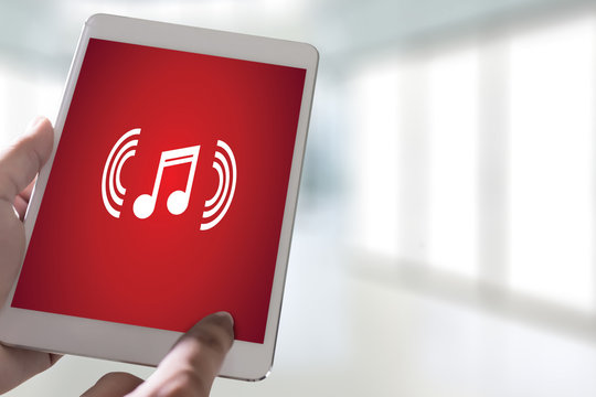 Music Streaming Media enjoying the music Entertainment Download