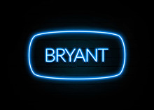 Bryant  - Colorful Neon Sign On Brickwall