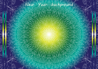  happy new year greeting background vector illustration
