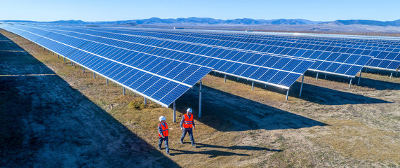 Wall Mural - solar power station
