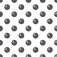 Poster - bowling pattern seamless