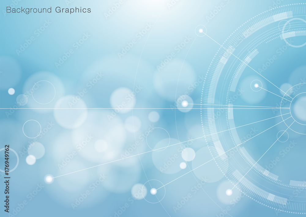 Abstract Blue Background #Vector Graphics  - obrazy, fototapety, plakaty 