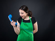 © Catalin Pop - Angry female seller screaming on the phone