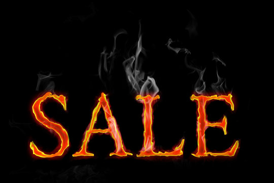 Fire Sales text in english