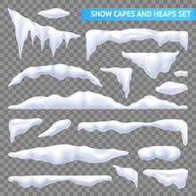 Snow Capes And Piles Transparent Set
