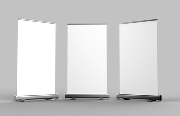 Wall Mural - White blank empty high resolution Business 3