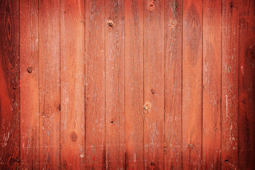 Wall Mural - Red wooden background