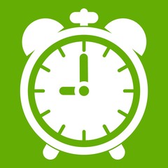 Poster - Alarm clock icon green