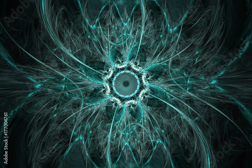 Fractal graphic geometric pattern colorful wallpaper illustrate space dreamin...