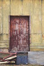 Old / Weathered Corrugated Tin Shed