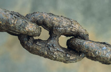 Very Rusty Weakened Chain Link