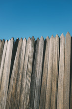 Detail Of Wood Fence