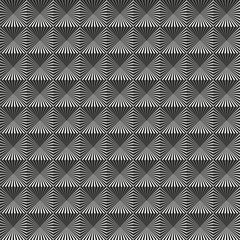 Canvas Print - Seamless Art Deco pattern vector geometric background