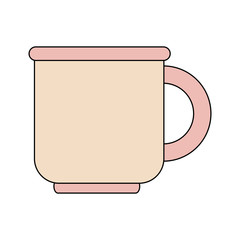 cup or mug icon image vector illustration design 