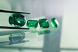 emeralds and gemstone  jade 