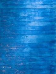 Wall Mural - Blue Barn.Fresh blue paint on a wooden surface,rustic turquoise background.Abstract Web Banner.