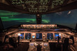 Aurora borealis Cockpit