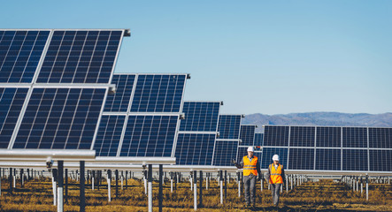 Wall Mural - solar power station