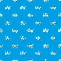 Poster - Fireworks pattern seamless blue