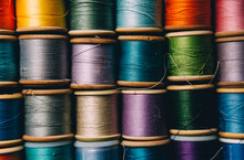 A Collection Of Sewing Threads