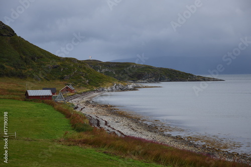 Norwegen Norge Talvik E6 Europastrasse Alta Altafjord Fjord