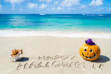 Ocean Halloween Background