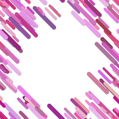 Poster - Colored chaotic rounded diagonal stripe pattern background - trendy vector graphic from pink colored lines with shadow effects