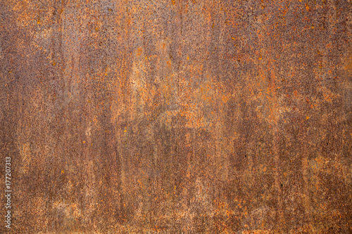 Fotomural Rusted steel as texture and background