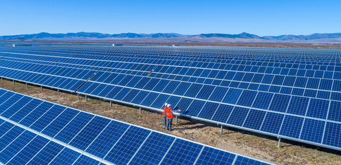 Wall Mural - solar power station
