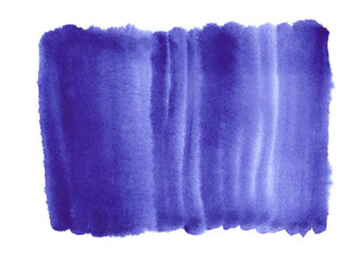 Wall Mural - Blue grange watercolor gradient background