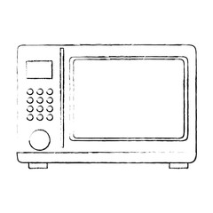 Wall Mural - microwave oven isolated icon