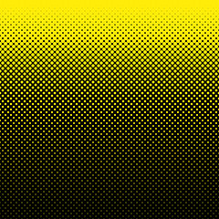 Poster - Geometric halftone dot pattern background - vector illustration from circles in varying sizes
