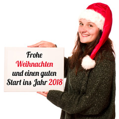 Poster - Frohes Fest und einen guten Start ins Jahr 2018 