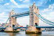 Leinwandbild Motiv London Tower Bridge am Tag