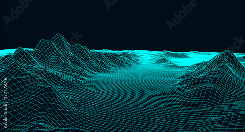 streszczenie-cyfrowy-krajobraz-z-czastek-kropek-i-gwiazd-na-horyzoncie-tlo-krajobraz-szkieletowy-big-data-3d-futurystyczna-ilustracja-wektorowa-lat-80-tych-retro-tlo-science-fiction