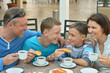 © aletia2011 - father and sons having breakfast